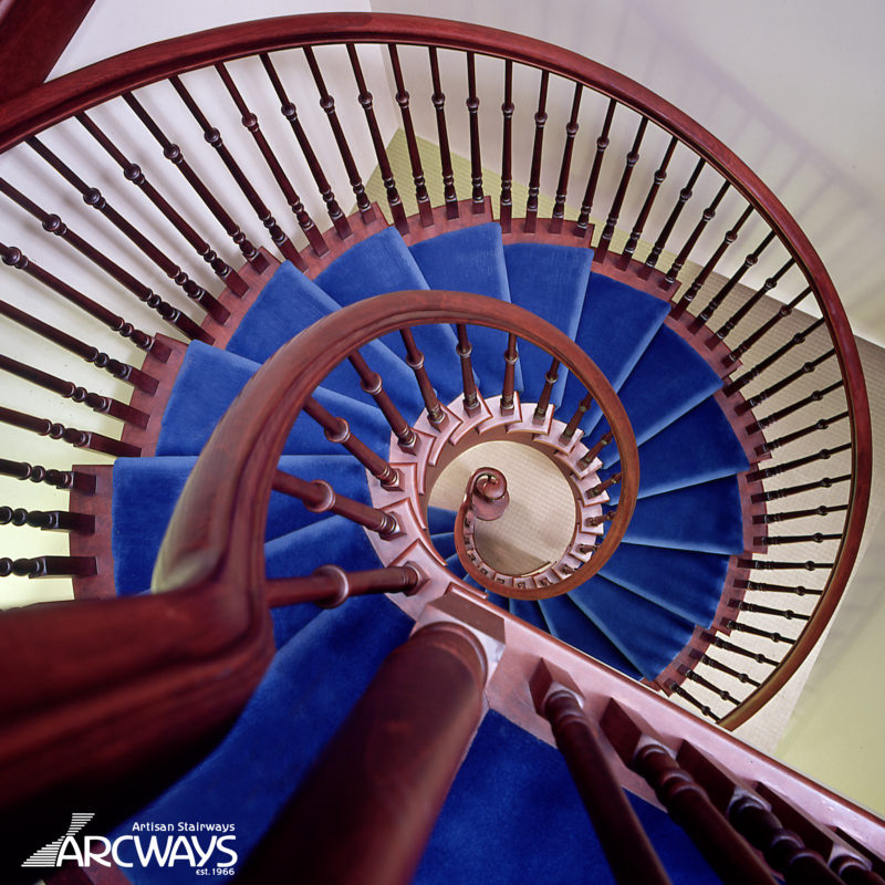 Classical Double Helix Commercial Staircase | Milwaukee, Wisconsin