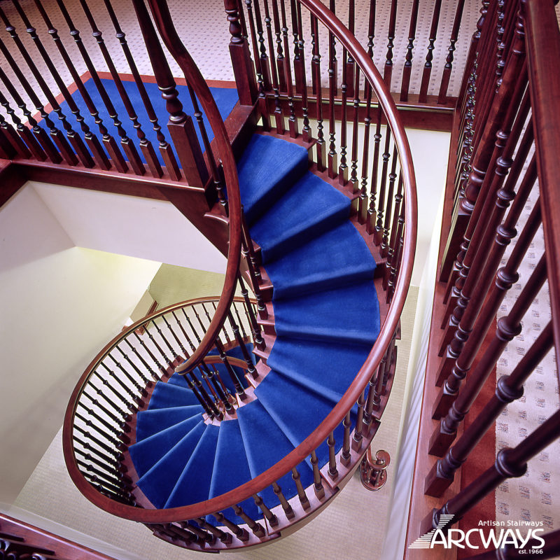 Classical Double Helix Commercial Staircase | Milwaukee, Wisconsin