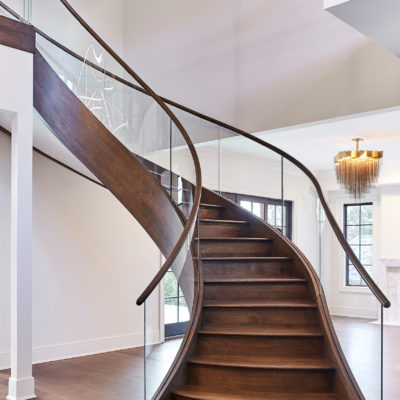 Custom Details: Arcways Stairs with Glass Balustrades (Railings)