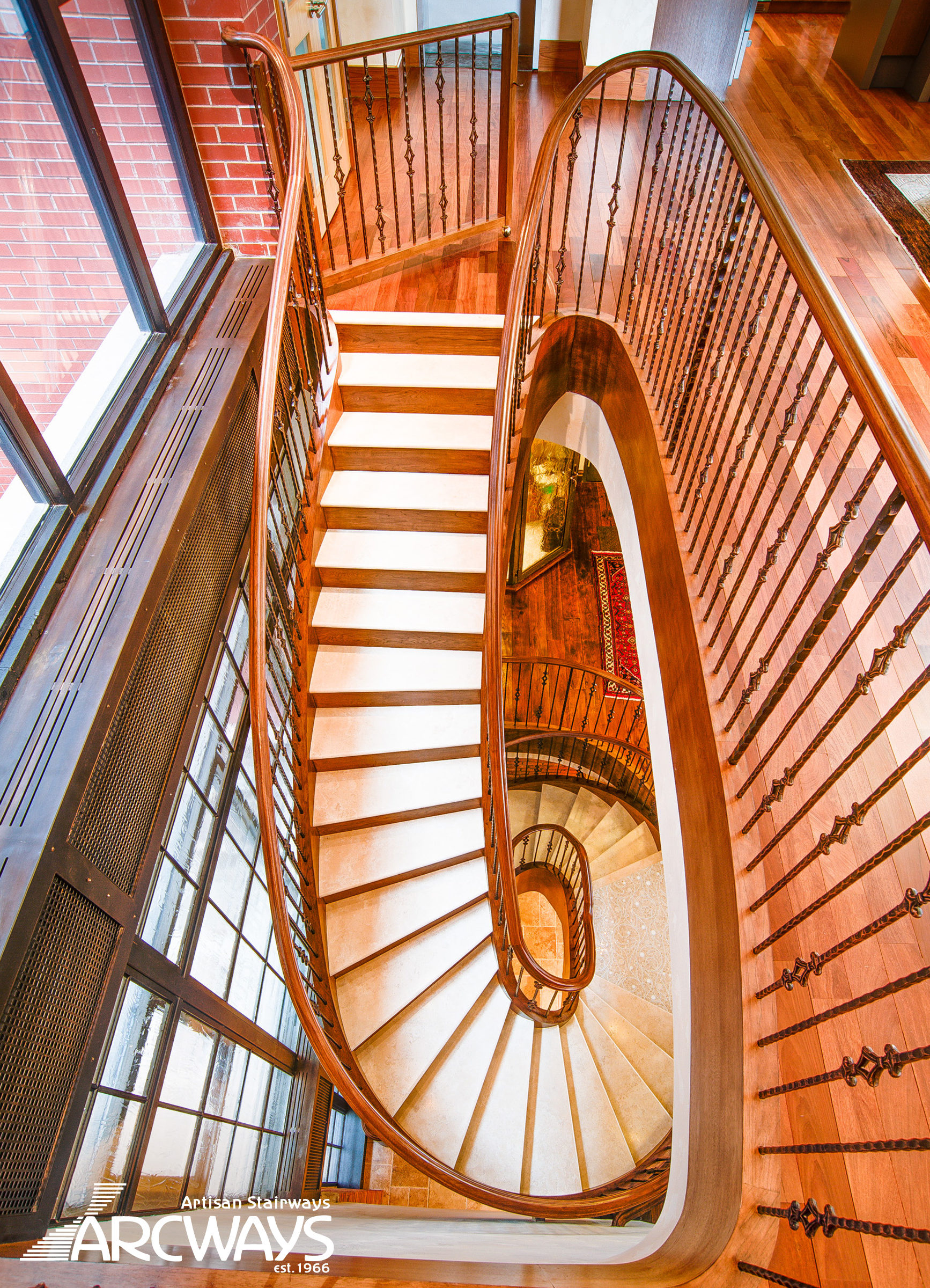 Elliptical Stairways and Skewed Stairs, image size:1734x2400