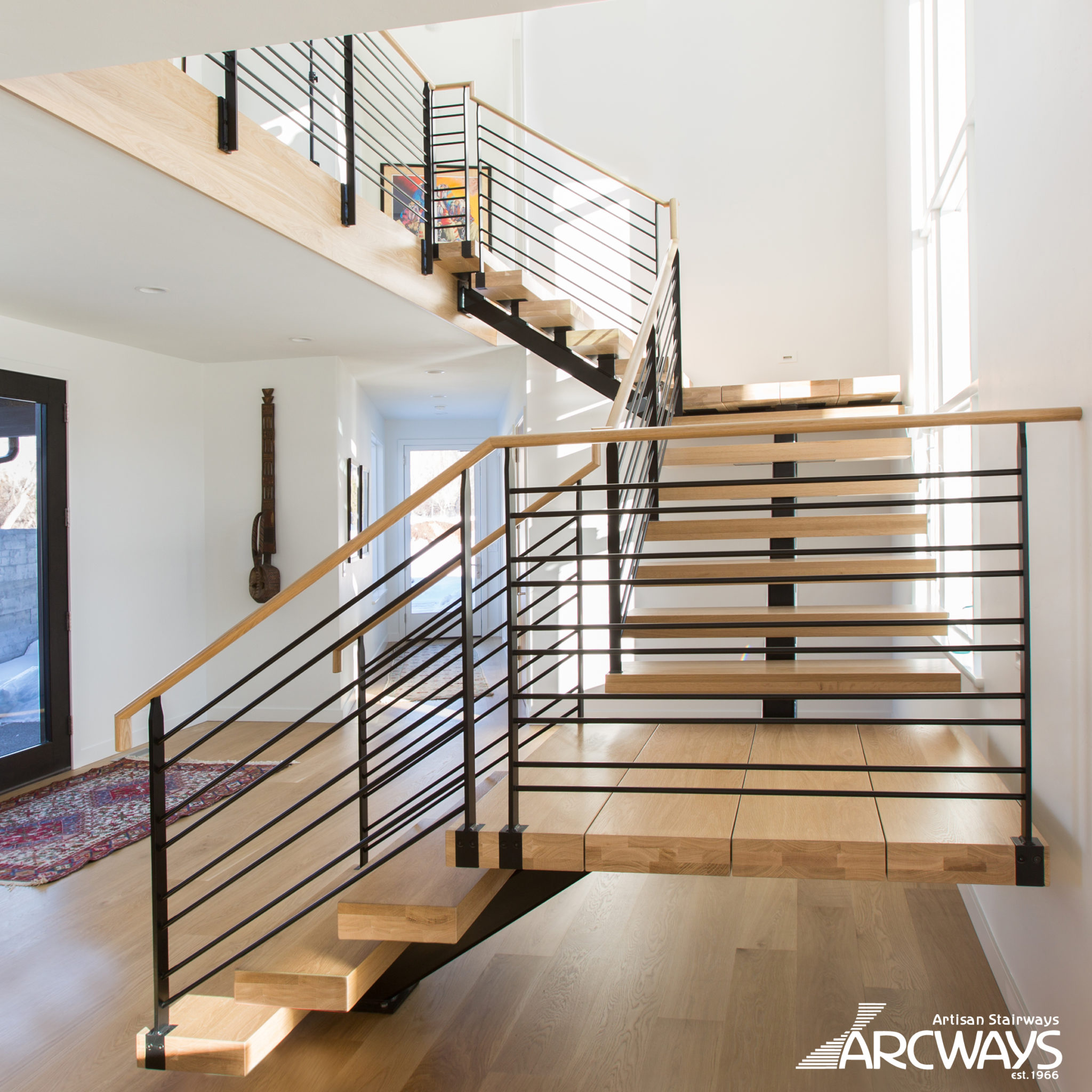 Floating Stairs by Arcways: Modern Stairways with Impact