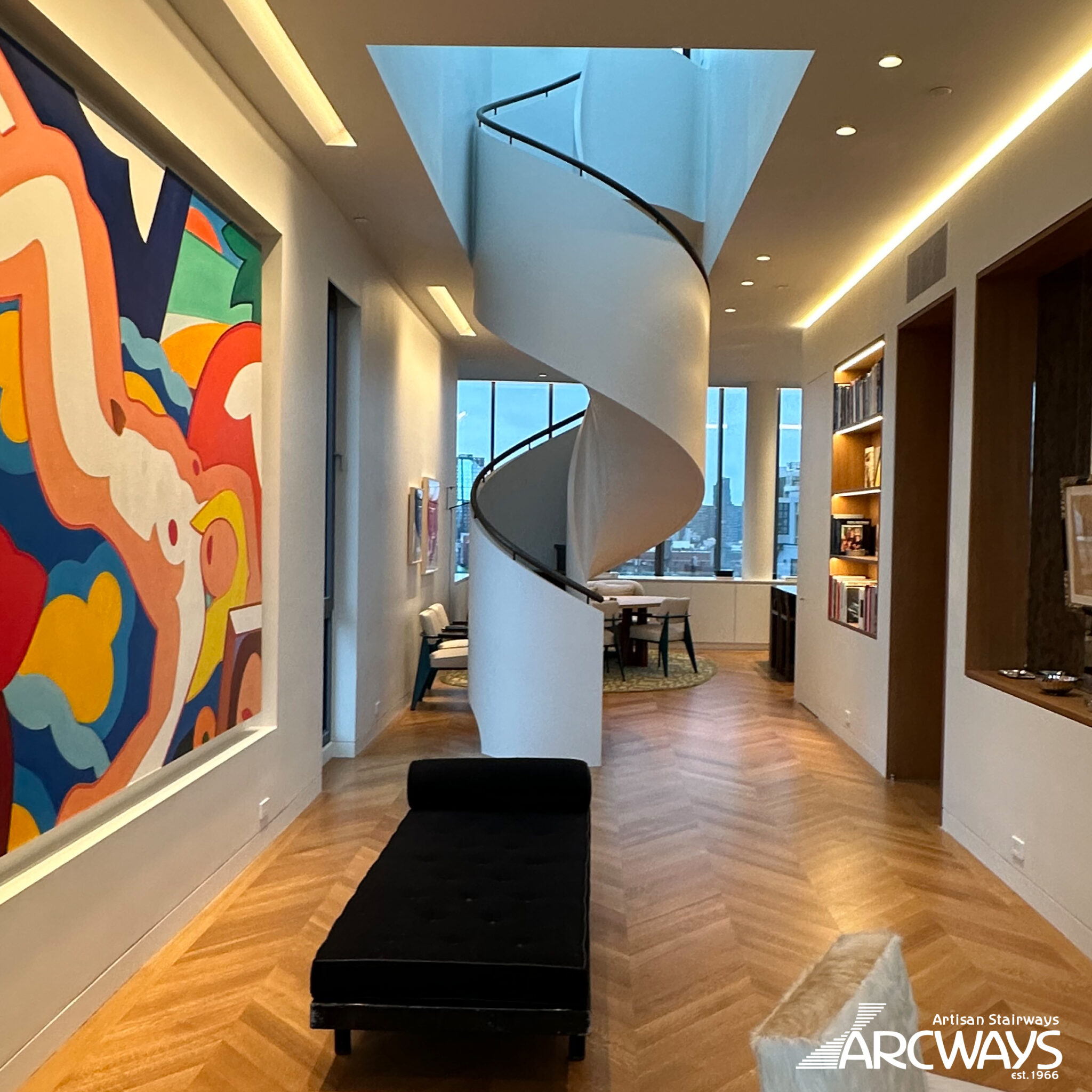 Double Helix Staircases & Helical Stairs by Arcways