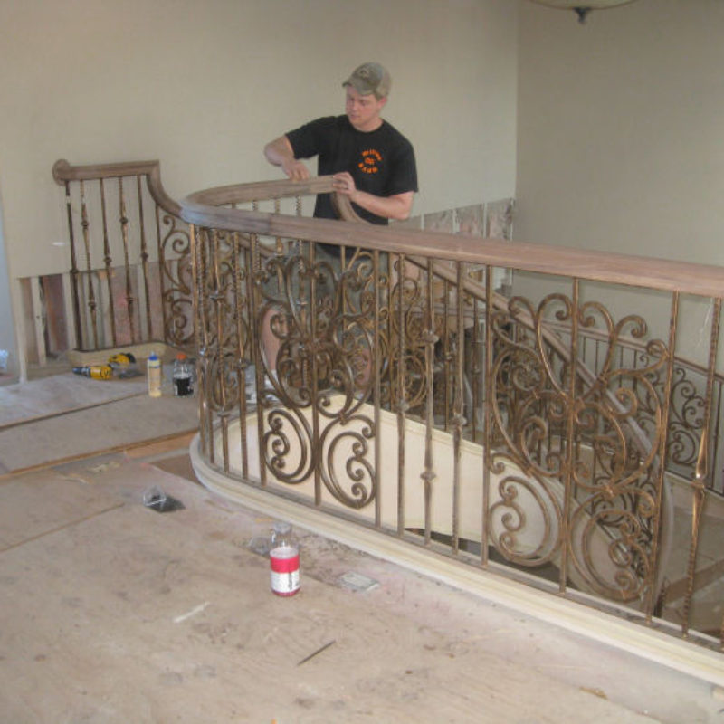 Curved Staircase Installation | Hawaii