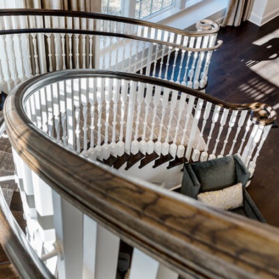 Classical Wood Balustrade in Massachusetts