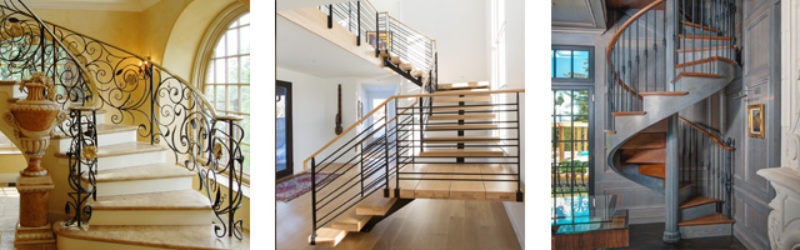 Staircase Design Ideas with Metal Balusters